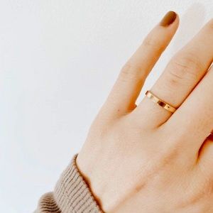 Gold Stackable Ring For Women